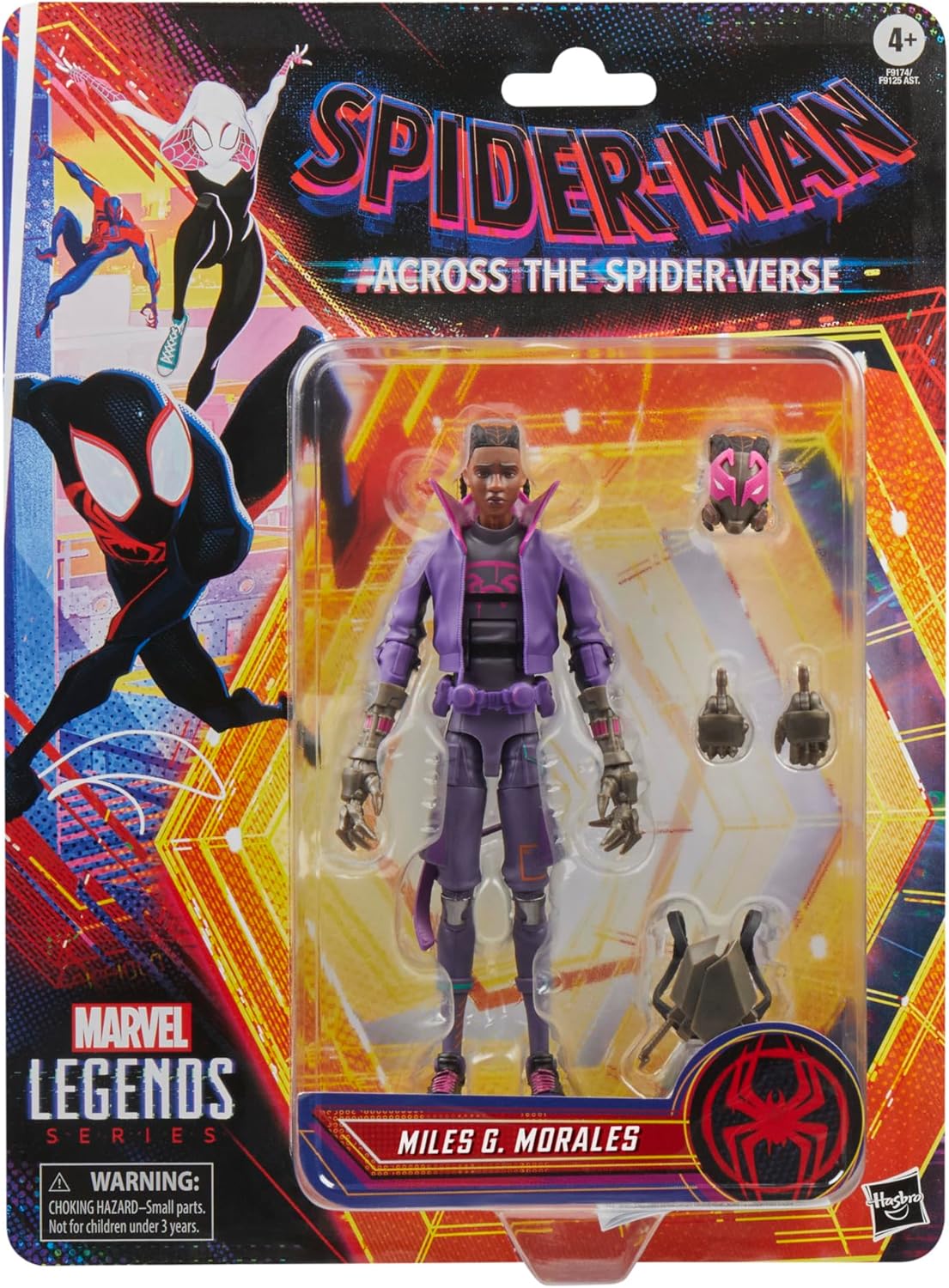 Marvel Legends Retro Cardback Spider-Man AtSV 2024 Miles G. Morales(Prowler) 6-Inch Action Figureの画像