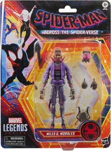 Marvel Legends Retro Cardback Spider-Man AtSV 2024 Miles G. Morales(Prowler) 6-Inch Action Figureの画像