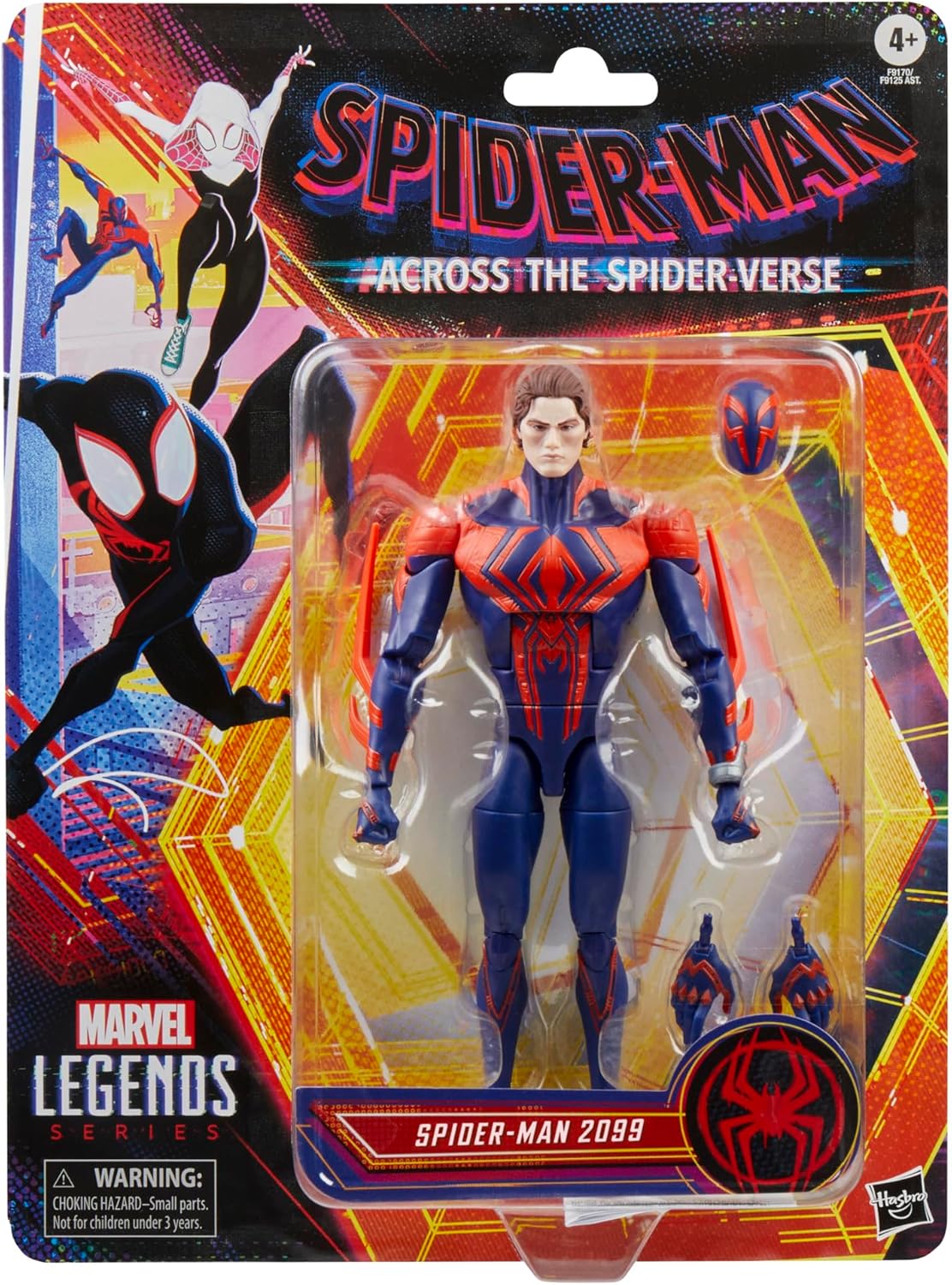 Marvel Legends Retro Cardback Spider-Man AtSV 2024 Spider-Man 2099 6-Inch Action Figureの画像