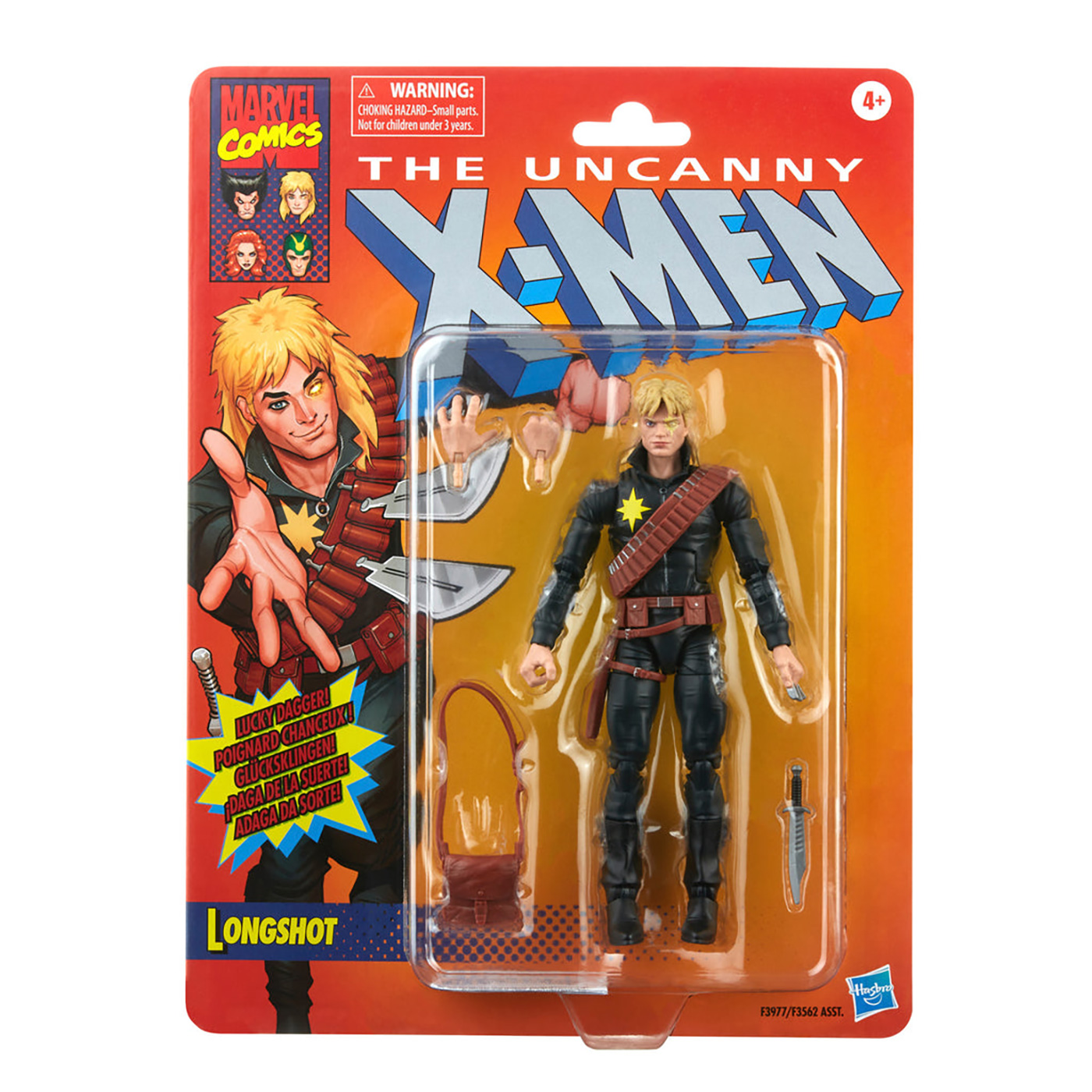 Marvel Legends Classic X-Men Series Longshot Comic 6-Inch Action Figure 正規品の画像