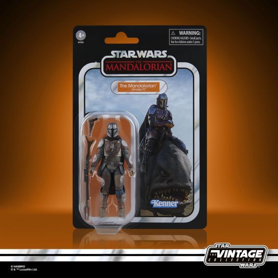 Star Wars TVC tM Mandalorian Blurrg & The Mandalorian 3 3/4-Inch Action Figure 正規品の画像