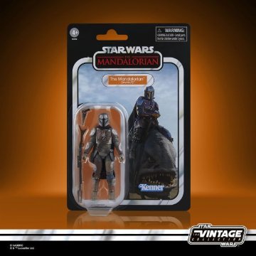 Star Wars TVC tM Mandalorian Blurrg & The Mandalorian 3 3/4-Inch Action Figure 正規品の画像