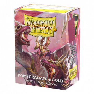 ドラゴンシールド AT-15065 カードスリーブ マットデュアル  Pomegranate Gold Dragon Shieldの画像
