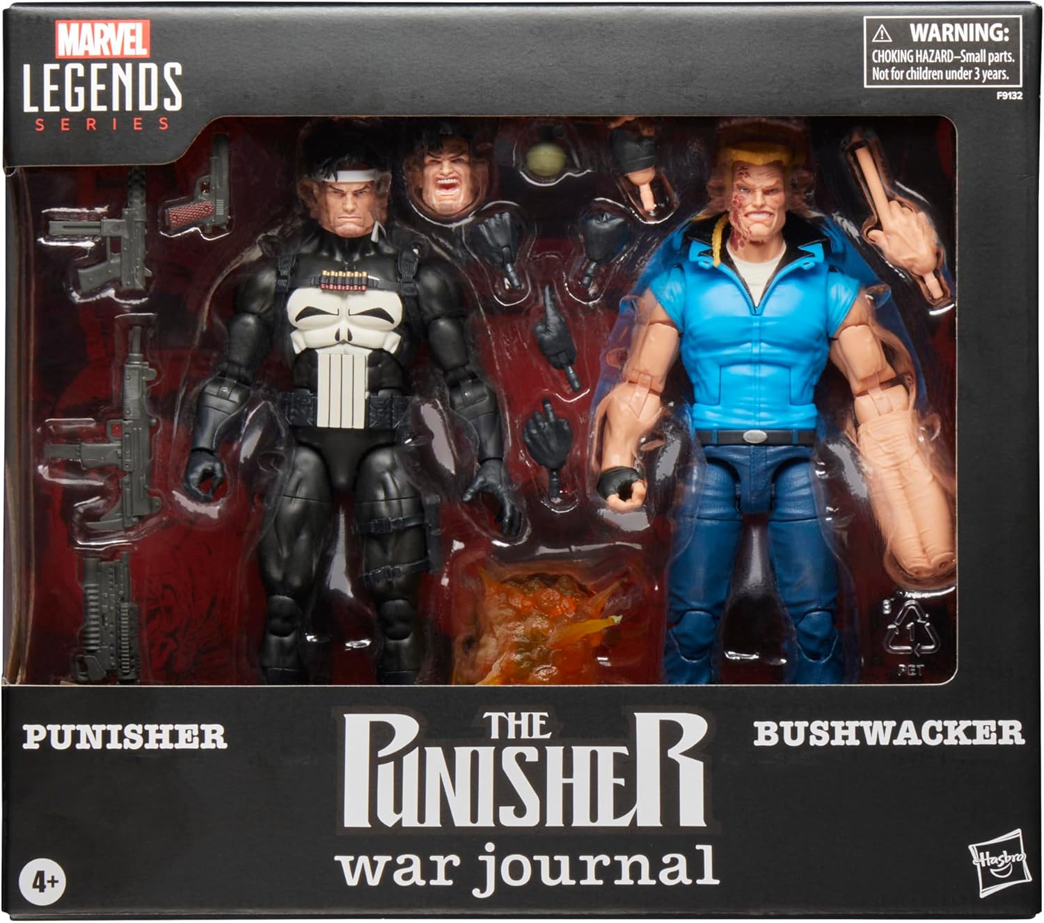 Marvel Legends The Punisher War Journal Punisher and Bushwacker 6-Inch Action Figure 2-Packの画像