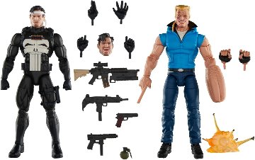 Marvel Legends The Punisher War Journal Punisher and Bushwacker 6-Inch Action Figure 2-Packの画像