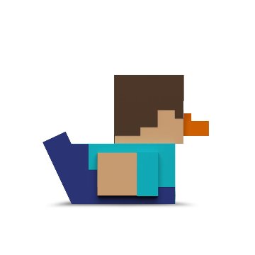 Mini TUBBZ Minecraft Steveの画像