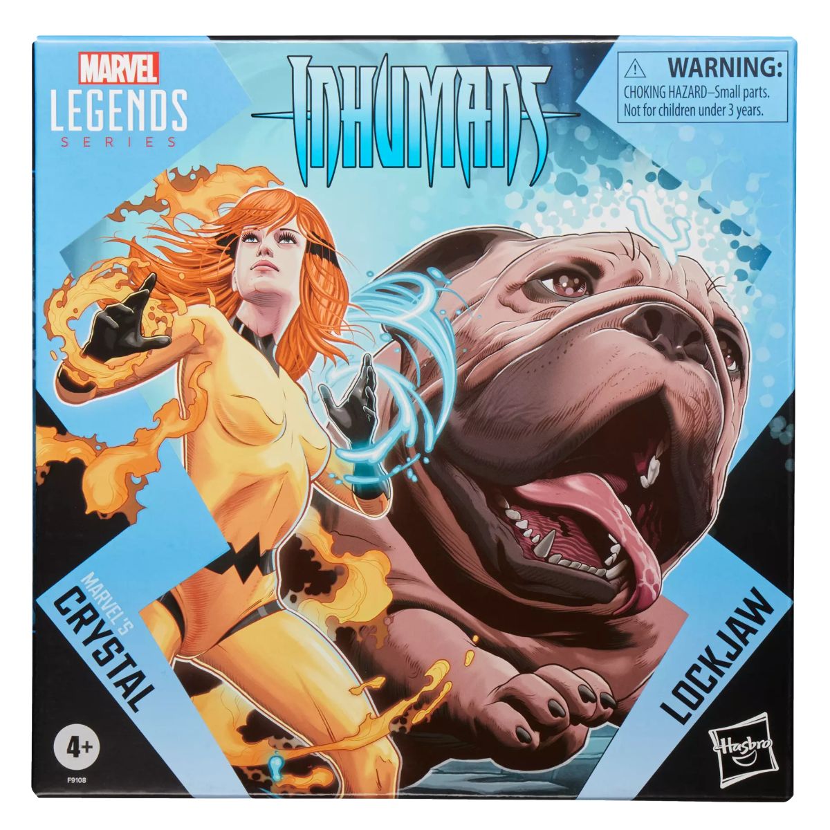 Marvel Legends Inhumans Marvel's Crystal and Lockjaw 6-Inch Action Figure 2-Packの画像