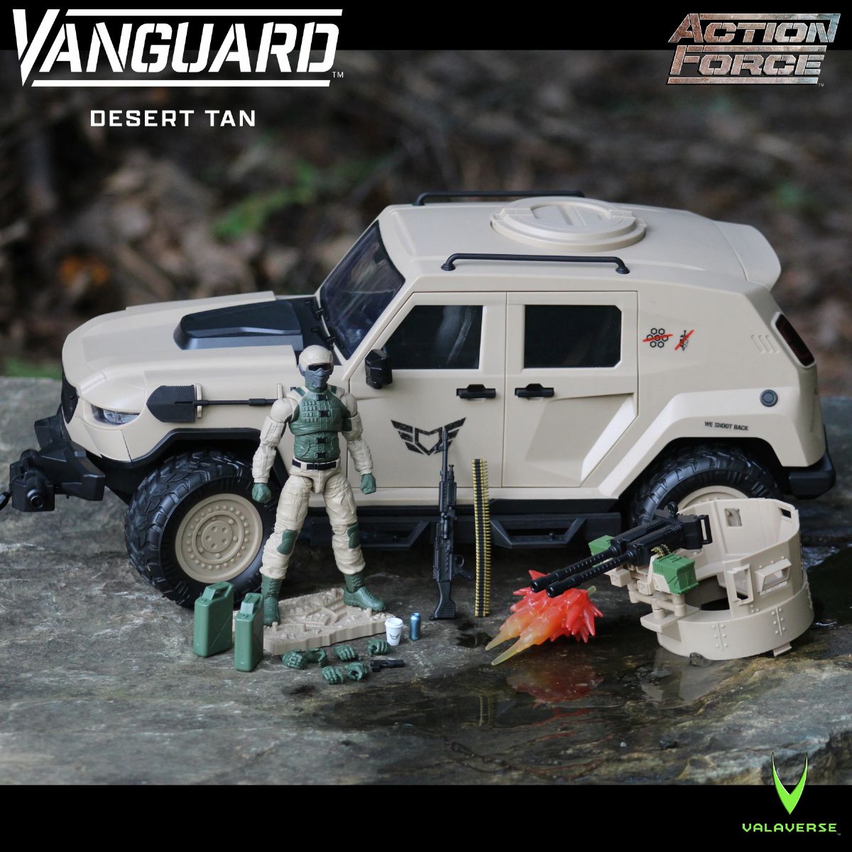 Valaverse Vanguard Vehicle Desert Tan 1/12 Scaleの画像