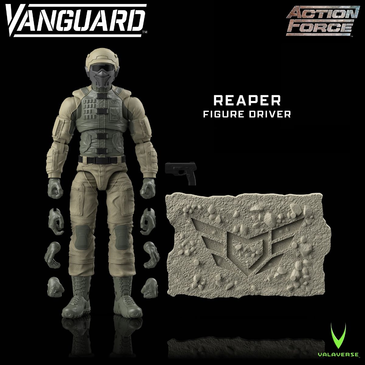 Valaverse Vanguard Vehicle Desert Tan 1/12 Scaleの画像