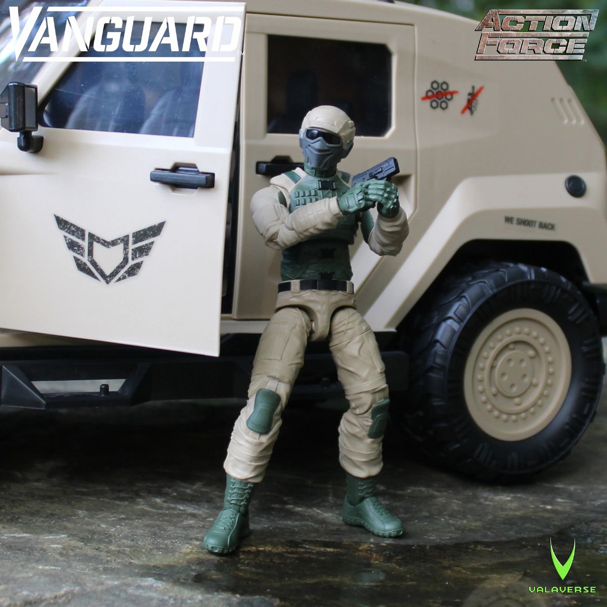 Valaverse Vanguard Vehicle Desert Tan 1/12 Scaleの画像