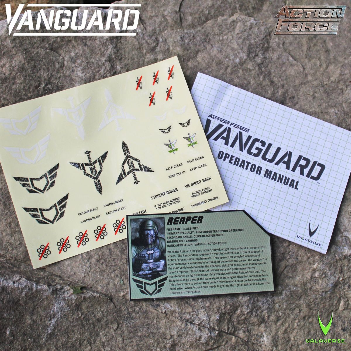 Valaverse Vanguard Vehicle Stealth Grey 1/12 Scaleの画像