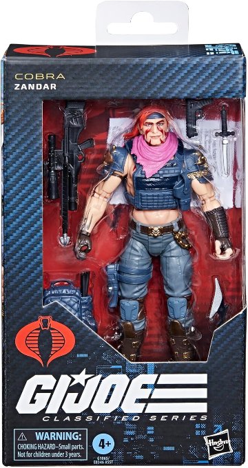 G.I. Joe Classified Series Cobra Dreadnok Zandar(146) 6-Inch Action Figureの画像