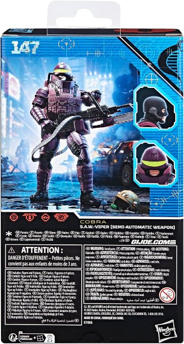 G.I. Joe Classified Series Cobra S.A.W.-Viper(Semi-Automatic Weapon)(147) 6-Inch Action Figureの画像