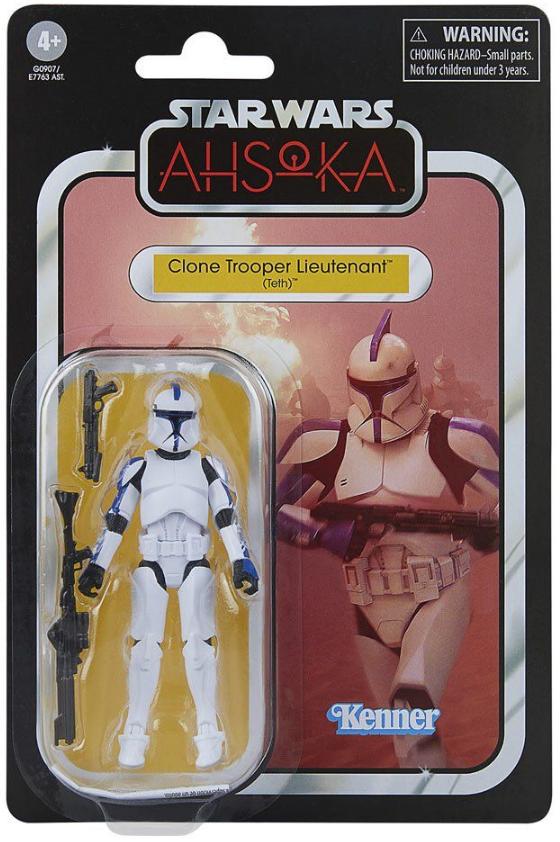 Star Wars TVC SWAh Clone Trooper Lieutenant(Teth) 3 3/4-Inch Action Figure E77635L0Tの画像