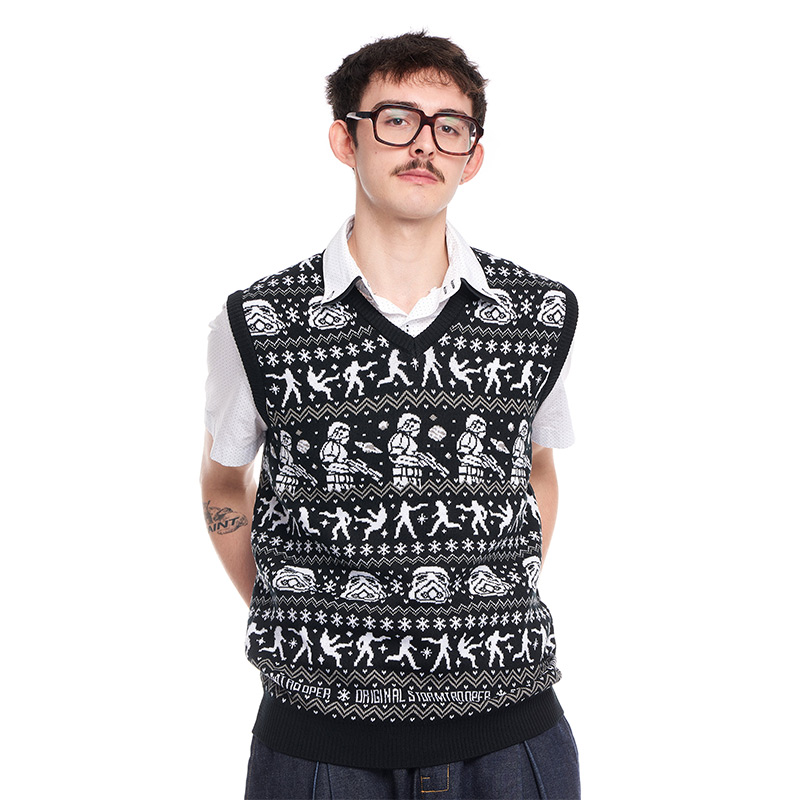 Original Stormtrooper Christmas Knitted Vest Topの画像