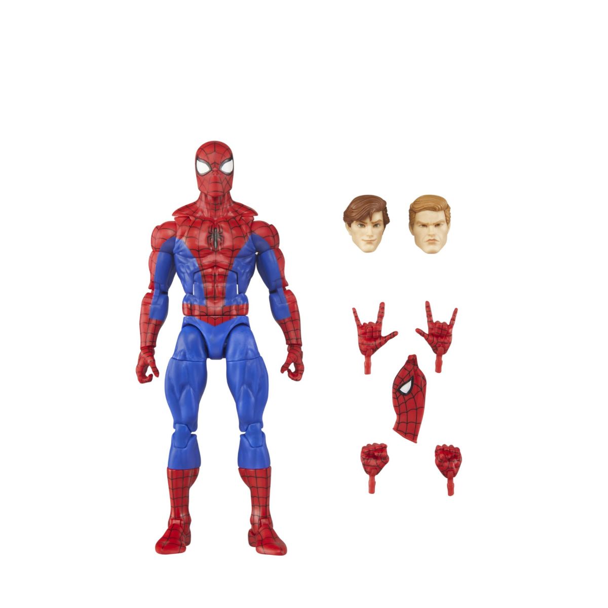 Marvel Legends VHS Spider-Man Animation Spider-Man vs Marvel's Vulture 6-Inch Action Figure 2-Packの画像