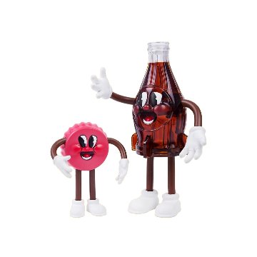 Fallout Bottle and Cappy Bendable Figures画像