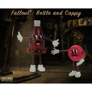 Fallout Bottle and Cappy Bendable Figures画像