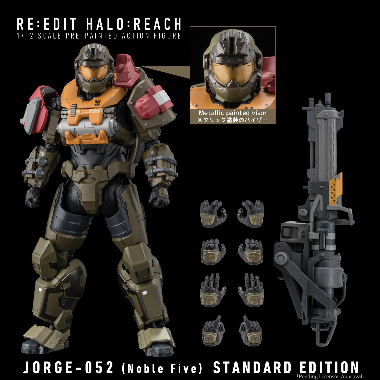 RE:EDIT HALO: REACH 1/12 SCALE JORGE-052 (Noble Five)の画像