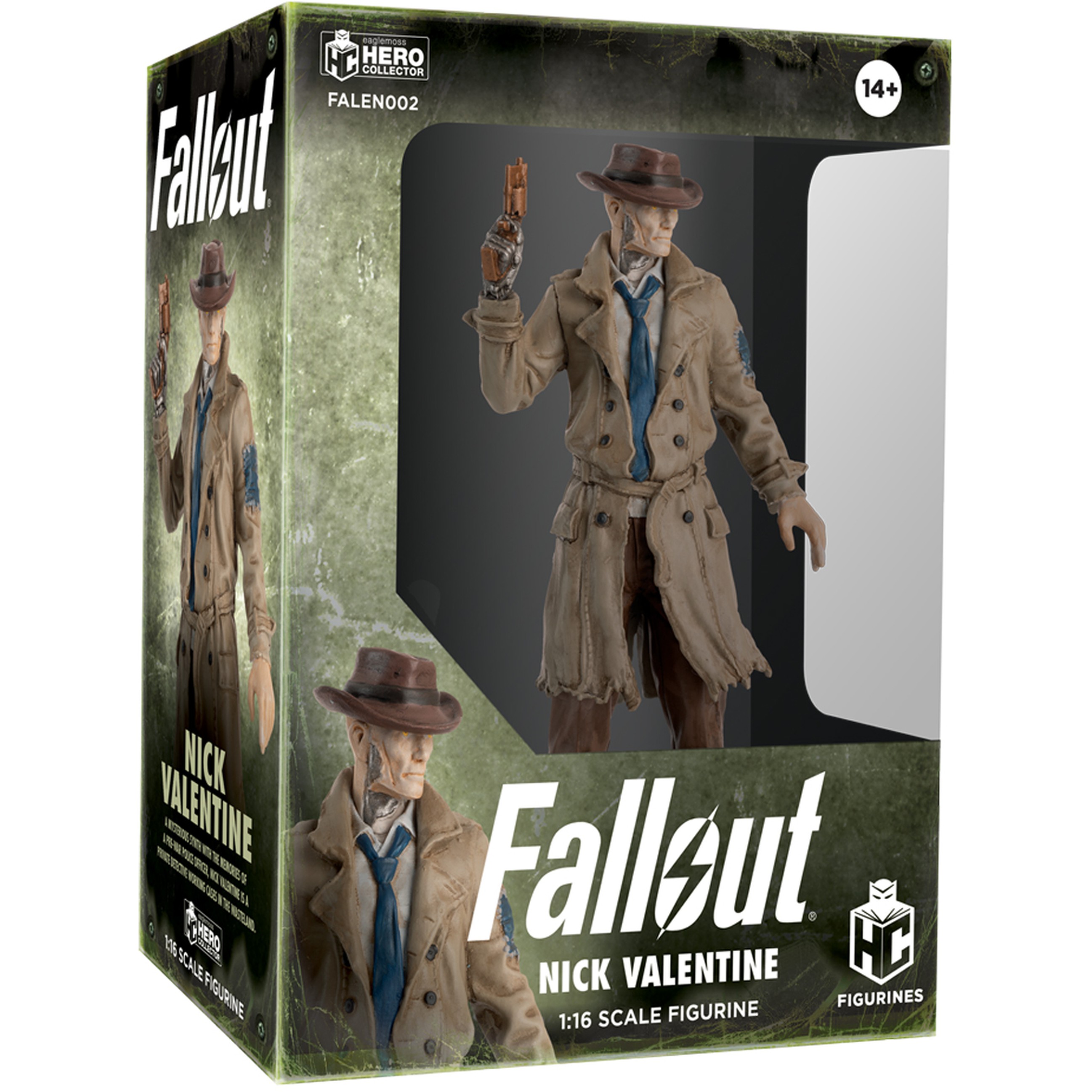 Fallout Collection Nick Valentine 1:16 Scale Figurine画像