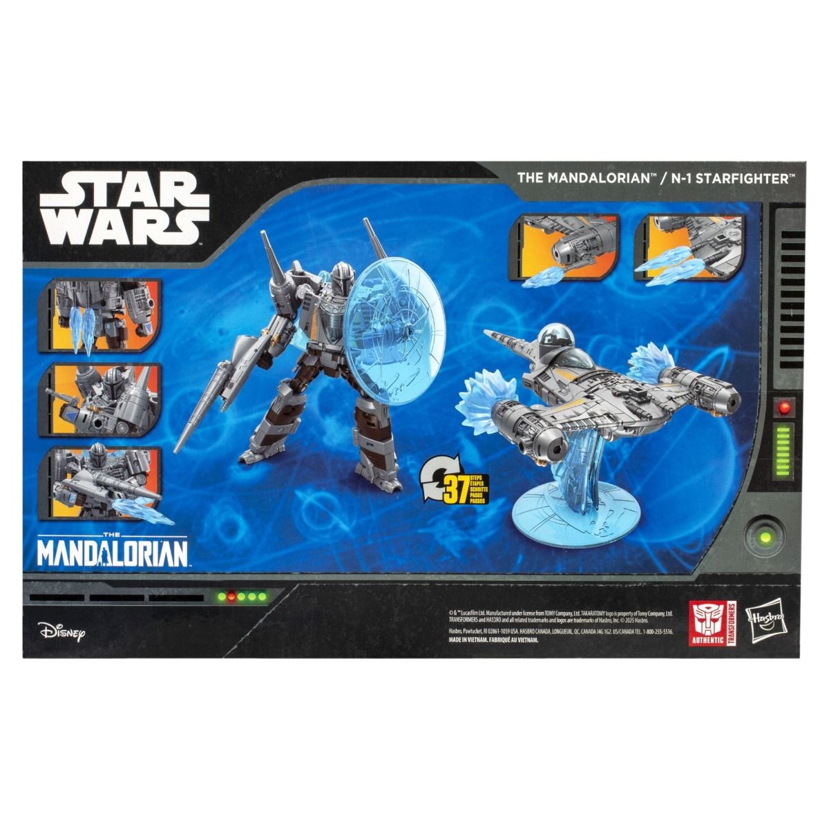 Transformers Collaborative STAR WARS the Mandalorian N-1 Starfighter Action Figureの画像