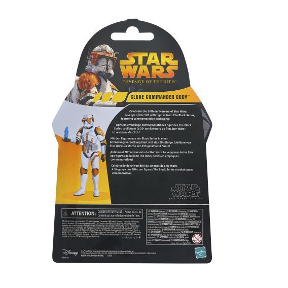 Star Wars TBS RotS 20th Annive Clone Commander Cody 6-Inch Action Figureの画像