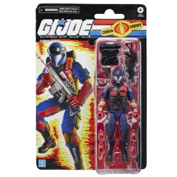 G.I. Joe Classified Series Retro Cardback Cobra Viper 6-Inch Action Figureの画像