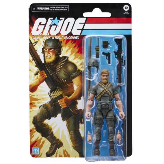 G.I. Joe Classified Series Retro Cardback Craig “Rock ’N Roll” McConnel 6-Inch Action Figureの画像