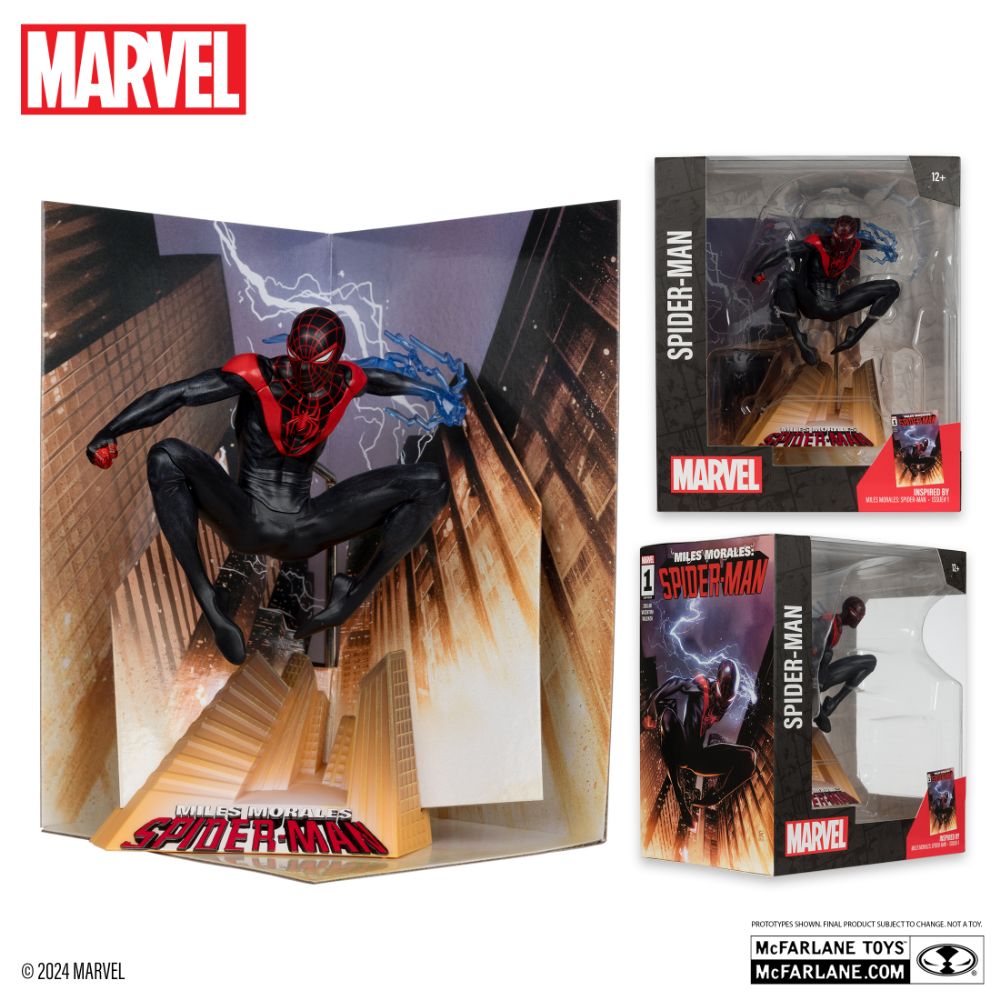 McFarlane Marvel Collection Spider-Man (Miles Morales: Spider-Man #1)の画像