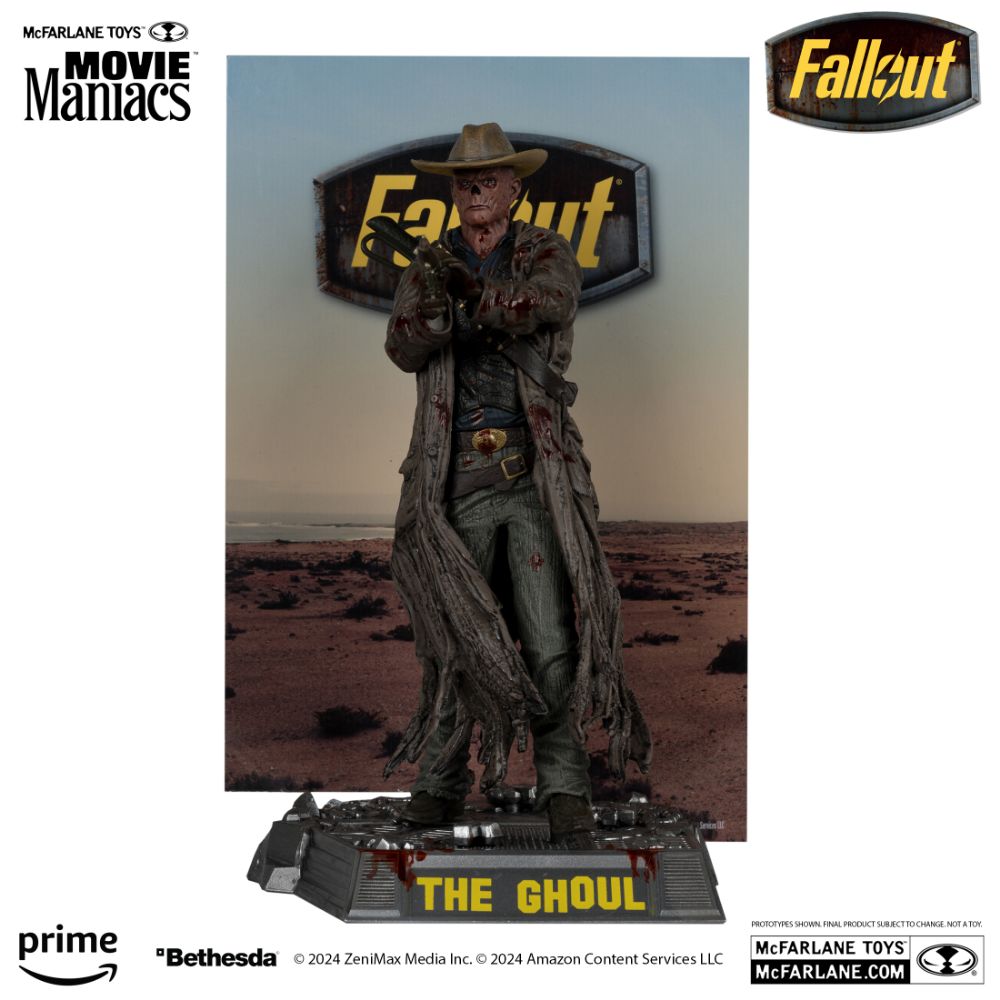 McFarlane Fallout Lucy, Maximus, The Ghoul & Vault Boy 6in Posed Figures 4-Packの画像