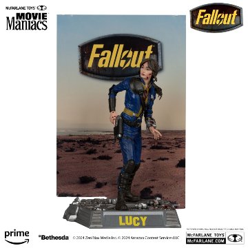 McFarlane Fallout Lucy, Maximus, The Ghoul & Vault Boy 6in Posed Figures 4-Packの画像