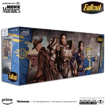 McFarlane Fallout Lucy, Maximus, The Ghoul & Vault Boy 6in Posed Figures 4-Packの画像