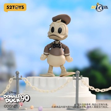 52TOYS 3.75'シリーズ ミッキーアンドフレンズ ドナルドダック モノクロの画像