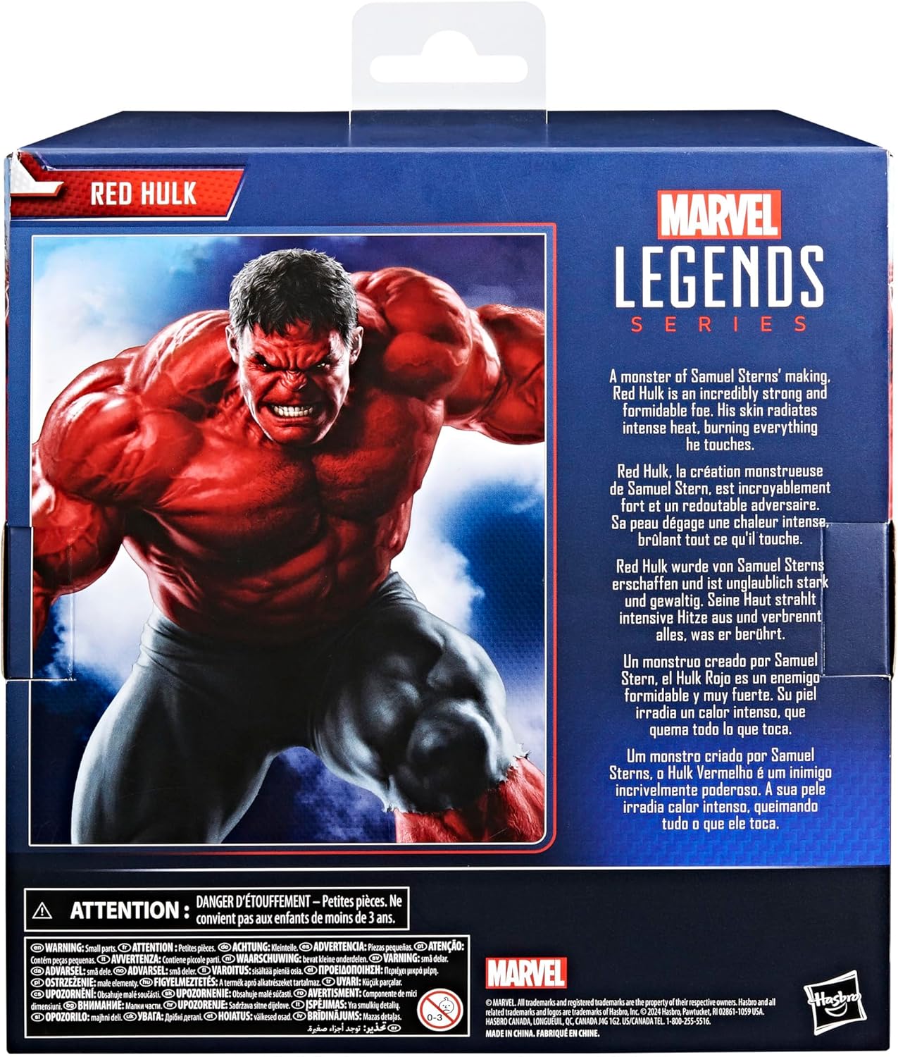 Marvel Legends Captain America Brave New World Red Hulk 6-Inch Action Figureの画像