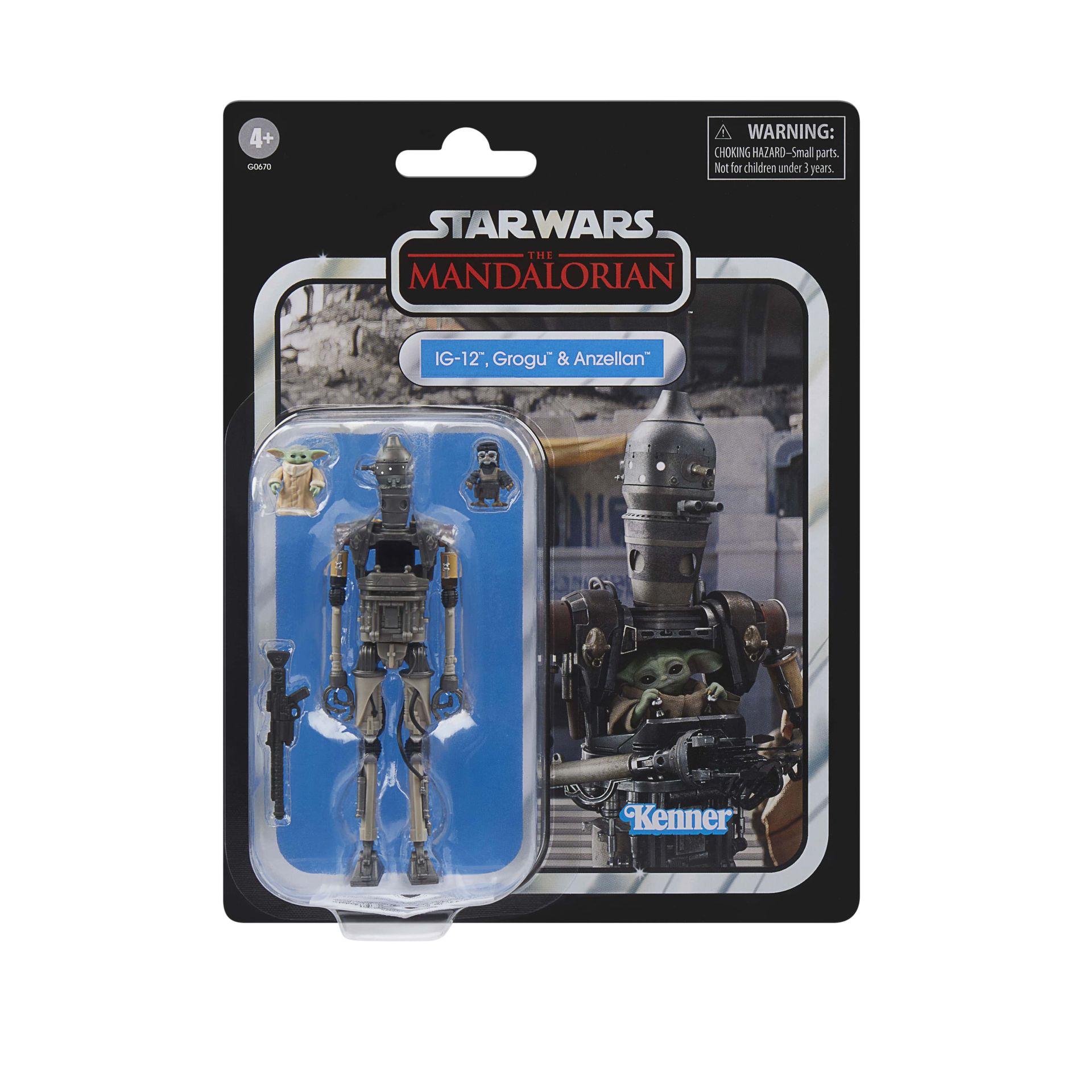 Star Wars TVC the Mandalorian IG-12 Grogu Anzellan 3 3/4-Inch Action Figureの画像