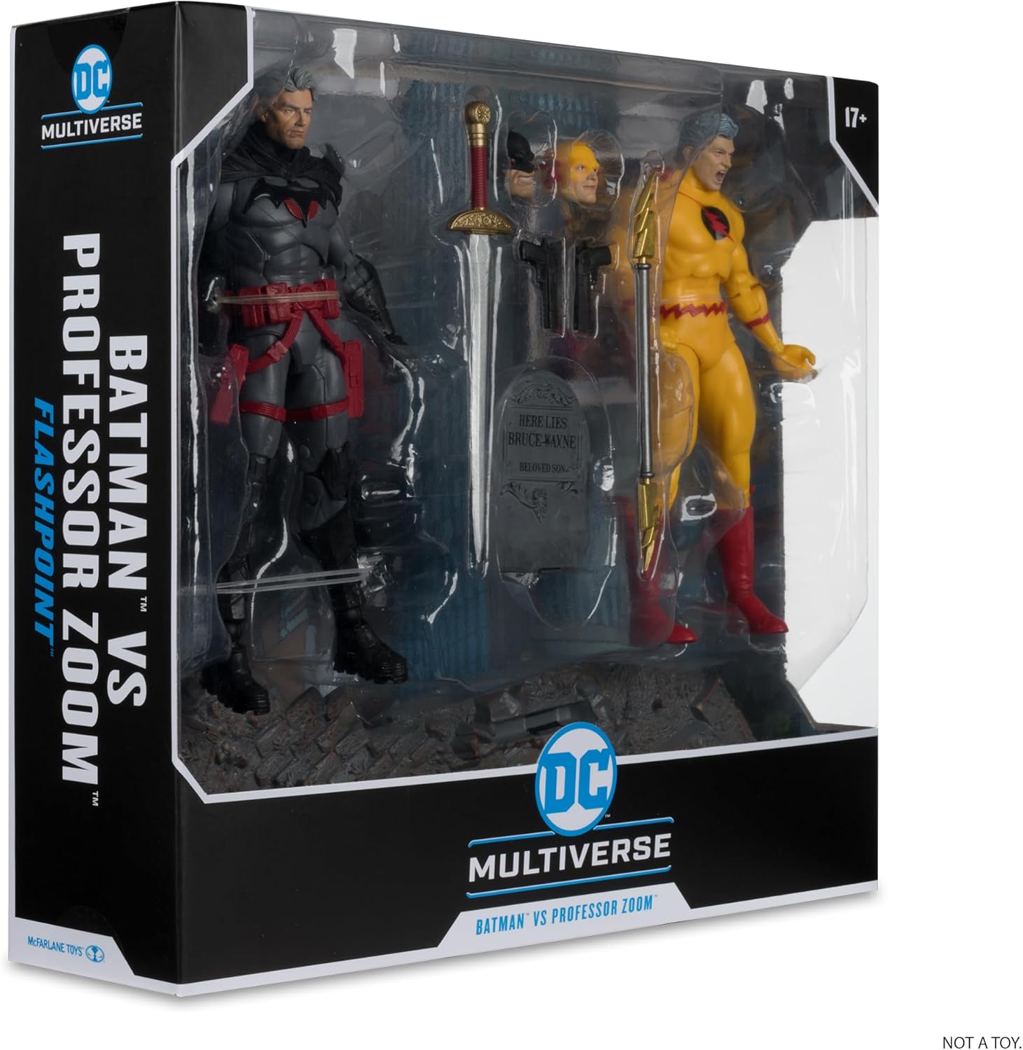 McFarlane DC Multiverse Thomas Wayne Batman and Professor Zoom(Flash Point) 2-Packの画像