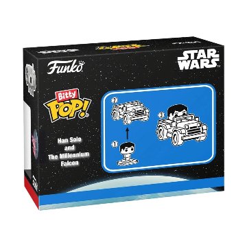 スターウォーズ Star Wars ファンコ Funko Bitty Pop! Ride Han Solo & Millennium Falconの画像