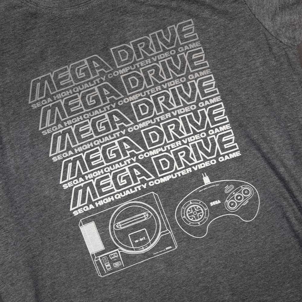Mega Drive Grey Marl T-Shirt (Unisex)画像