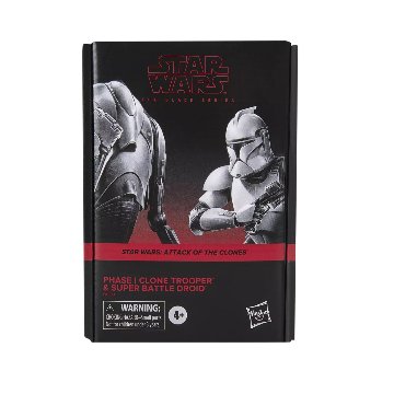 Star Wars TBS AotC Phase I Clone Trooper & Super Battle Droid 2-Packの画像