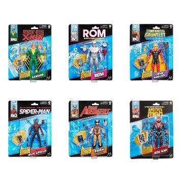 Marvel Legends Retro Cardback Comics-Inspired Wave 1 Assortment 6点セットの画像