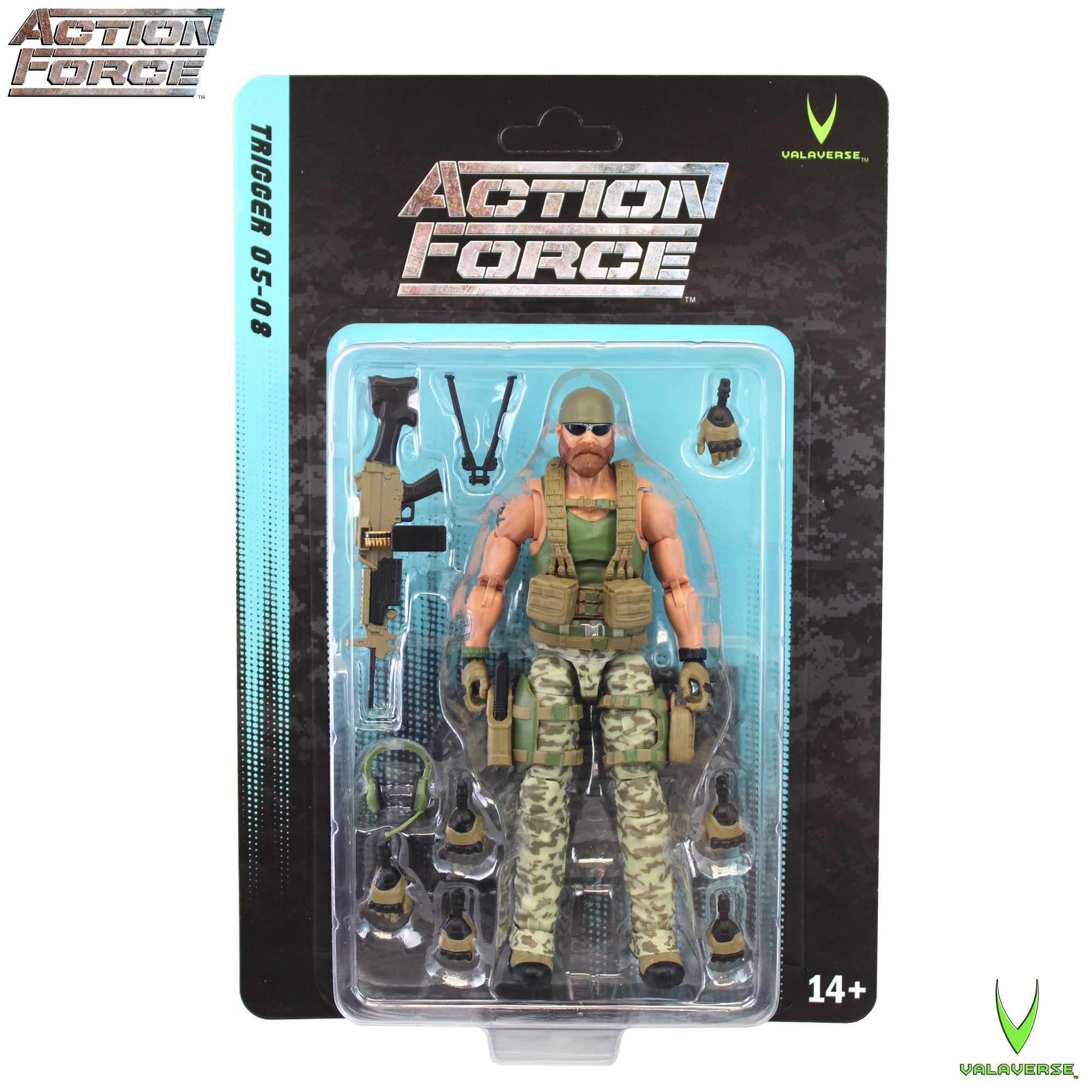 Valaverse Action Force Series 5 Trigger Reissue 6-Inch Action Figureの画像