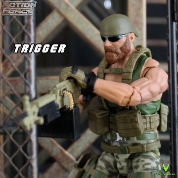 Valaverse Action Force Series 5 Trigger Reissue 6-Inch Action Figureの画像