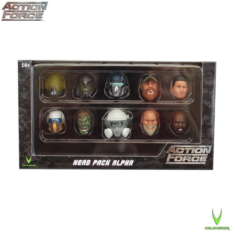 Valaverse Action Force Series 5 Head Pack Alphaの画像