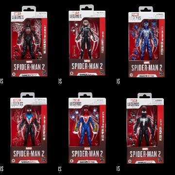 Marvel Legends Gamerverse Spider-Man 2 Wave 1 Assortment 6点セットの画像