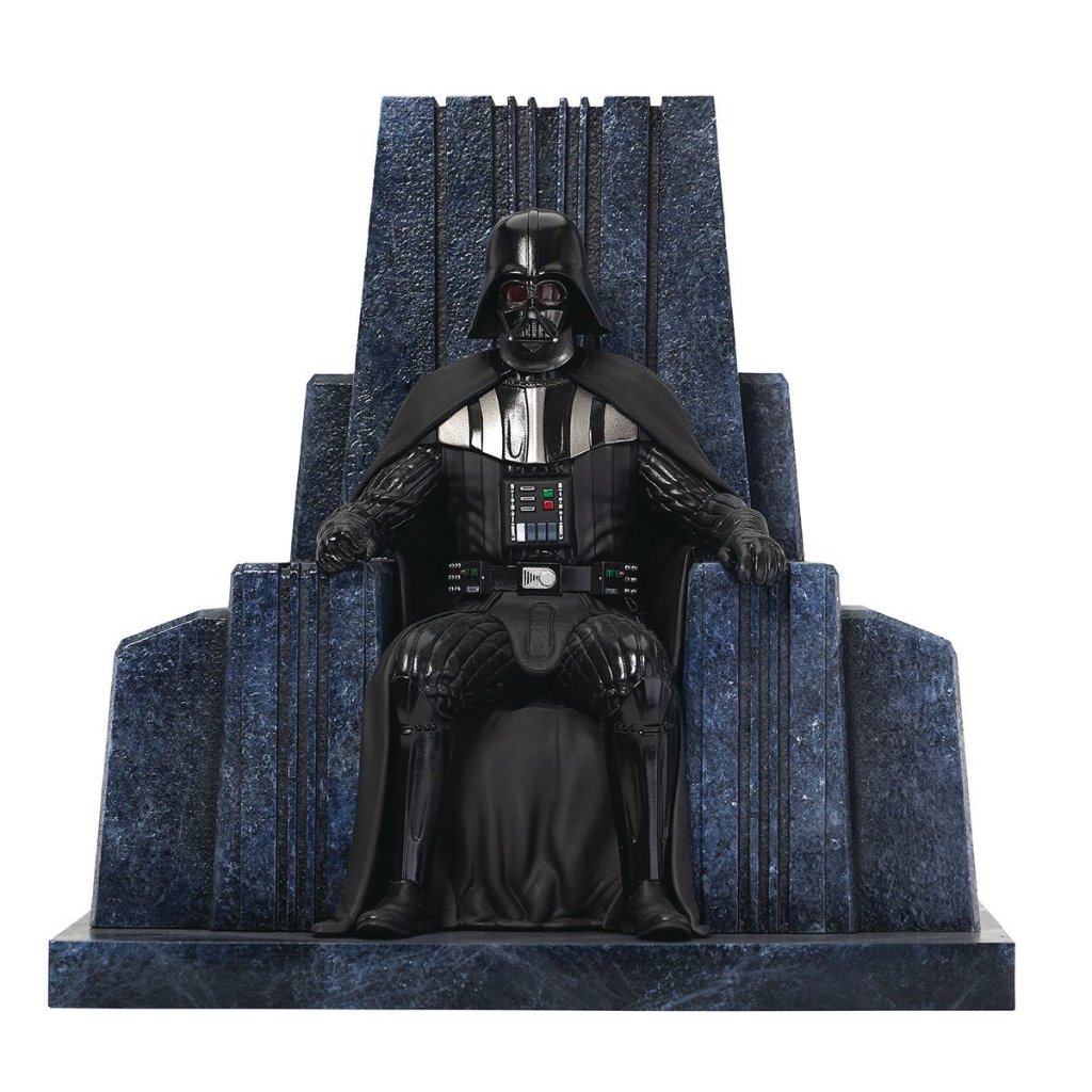 Star Wars Premier Collection DisneyPlus Obi-Wan Darth Vader on Throne Statueの画像