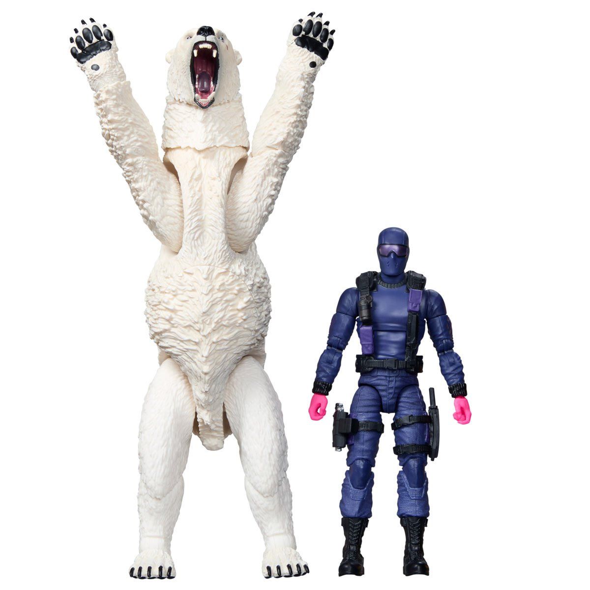 Exclusive G.I. Joe Classified Series 161 6" Snake Eyes & Polar Bear.の画像