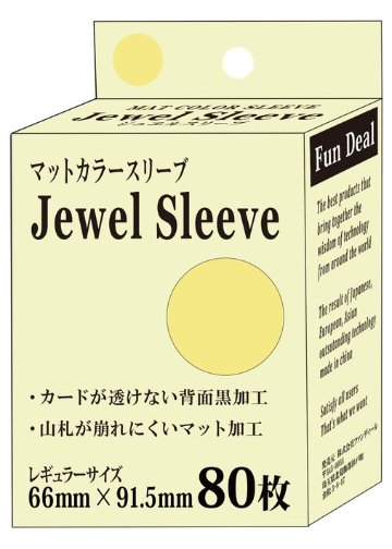 ファンディール マットカラースリーブ Jewel Sleeve レギュラーサイズ 80枚入) 各種 ジュエルスリーブ の画像