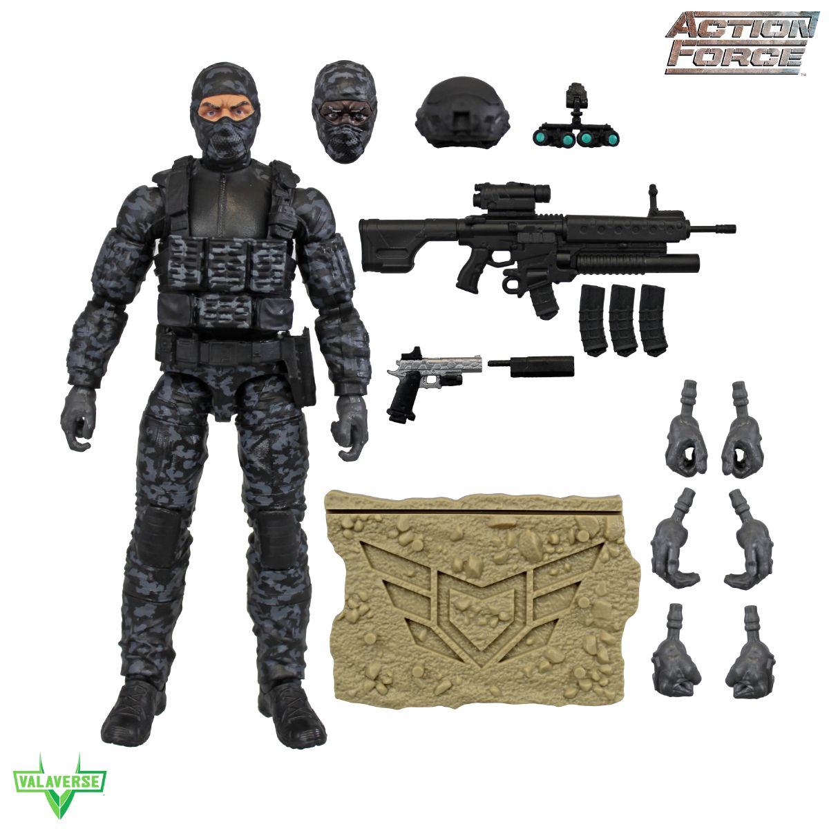 Valaverse Action Force Series 5 Ghost Operator 6-Inch Action Figureの画像
