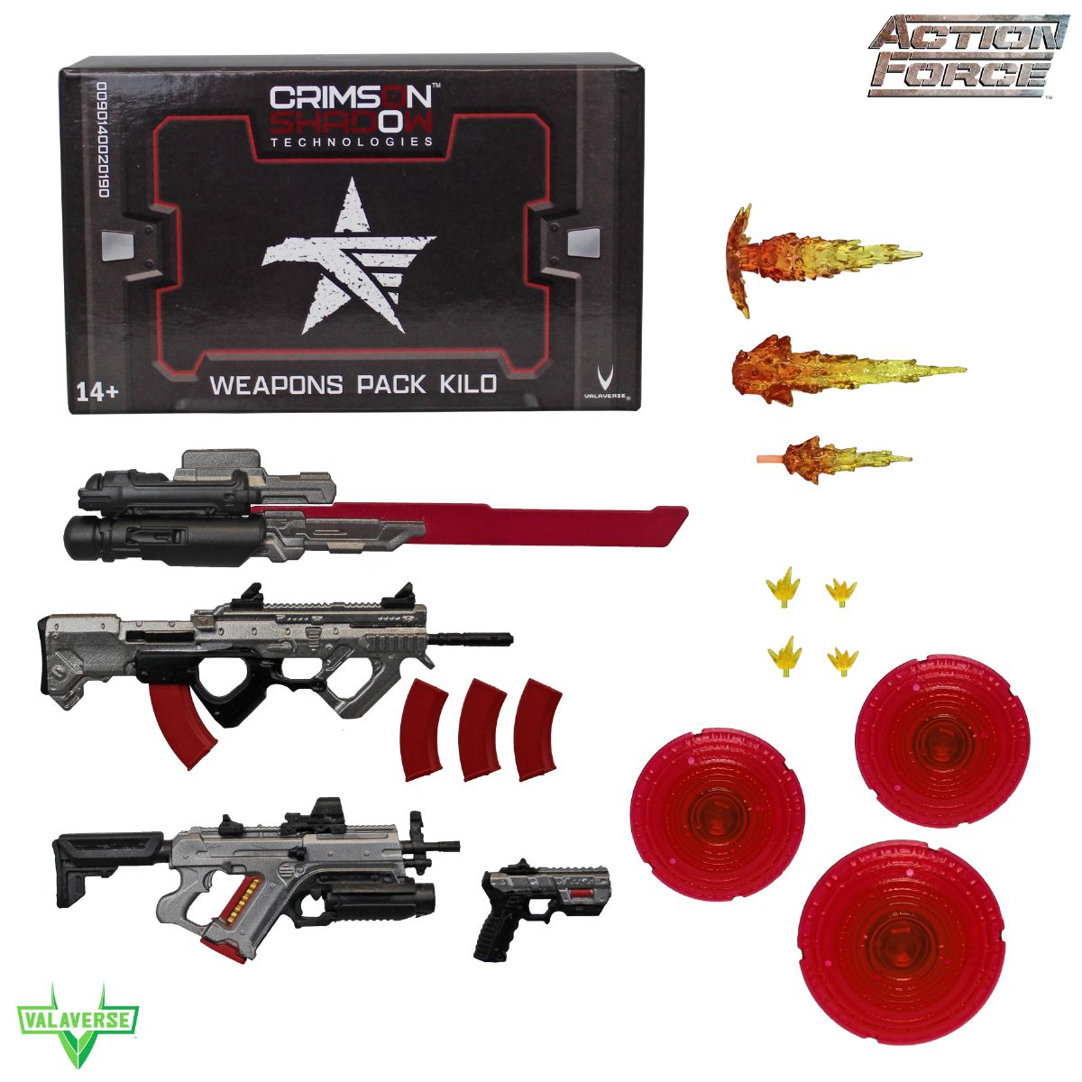 Valaverse Action Force Series 5 Weapons Pack Kilo 1/12 Scaleの画像