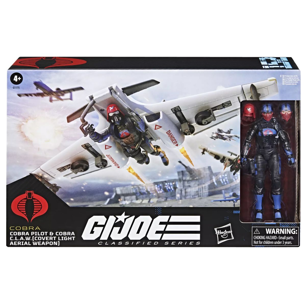 G.I. Joe Classified Series Cobra Cobra Pilot & Cobra C.L.A.W. (Covert Light Aerial Weapon)(162)の画像